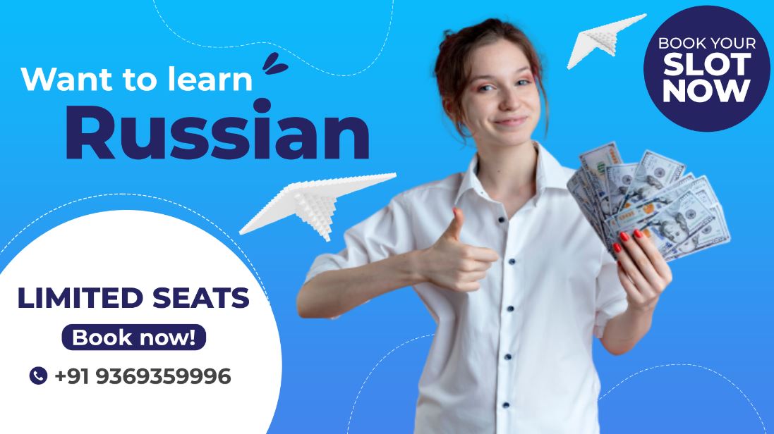 best-russian-language-trainer girl showing money she saved from the Russian language course in delhi