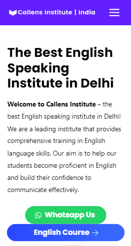 Callens App 1 Form For Downloading Spoken English Syllabus PDF
