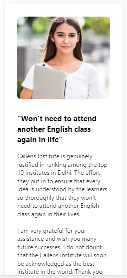 Callens App 3 Form For Downloading Spoken English Syllabus PDF