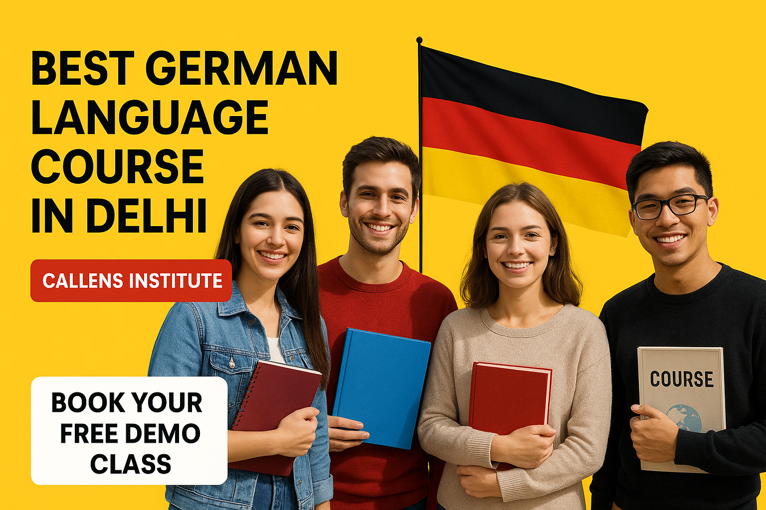 Free trial German course – Callens Institute, Dwarka Mor Delhi