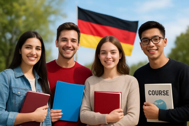 Student learning German online at Callens Institute – Best German language course in India and Dwarka Mor